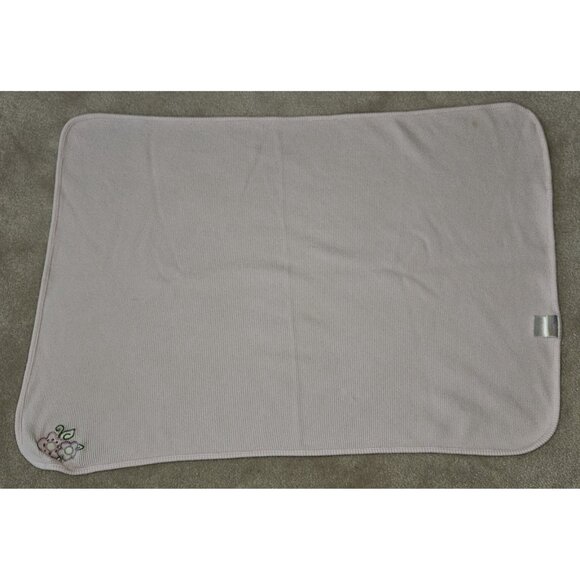Baby Connection Flowers Pink Waffle Knit Cotton Thermal Baby Blanket 21x31 READ - Picture 9 of 10
